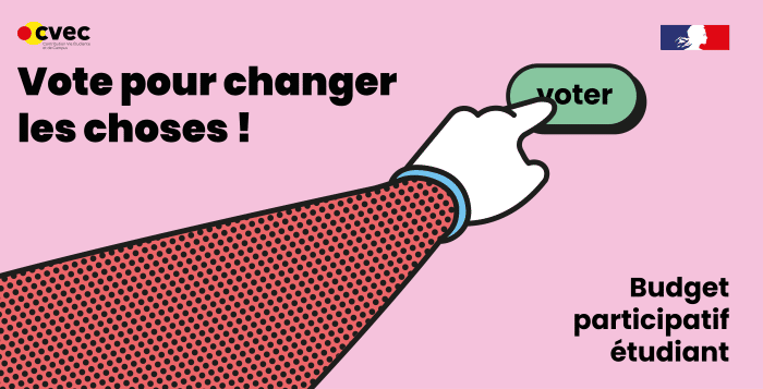 Budget participatif étudiant : c'est le moment de voter ! 1 banniere vote site web