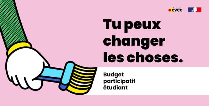 Les 10 projets lauréats du Budget Participatif Étudiant du Crous de Lyon 1 CRO22 SITE WEB BANNER V3