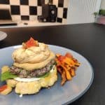 Macaron sale burger vege