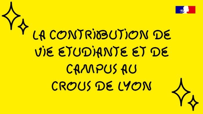 La Contribution de vie étudiante et de campus au Crous de Lyon 1 Visuel web
