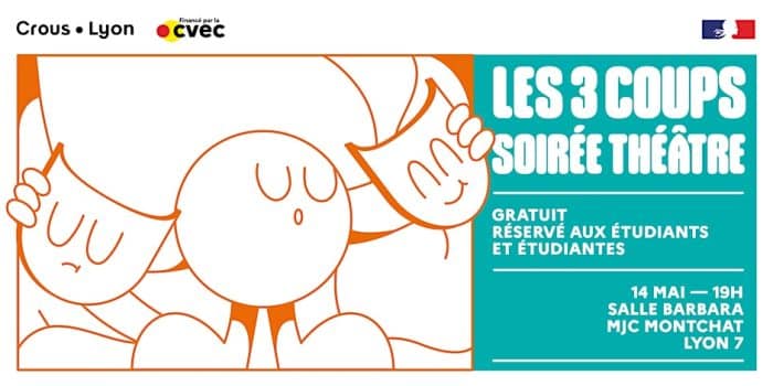 Soirée théâtre et danse : Les 3 coups 1 3 coups