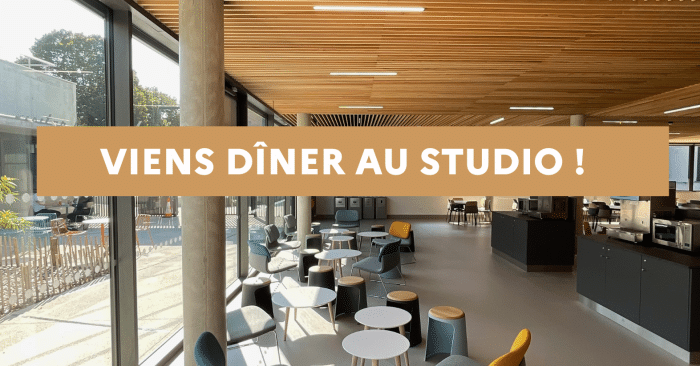 Restauration du soir au Crous de Lyon 1 Viensdineraustudio